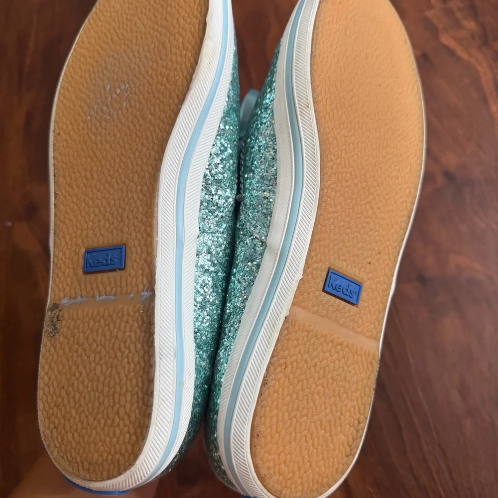 Keds × Kate Spade New York Champion Glitter Sneaker In Blue - Picture 4 of 8